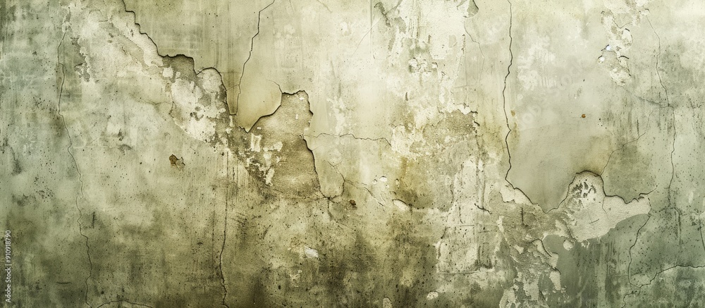 Aufkleber Stucco textured background of an aged concrete wall with space for adding images. Creative banner. Copyspace image