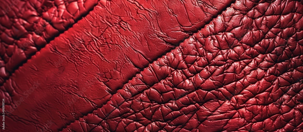 Poster Background with a textured red leather appearance ideal for adding images and text copy space image