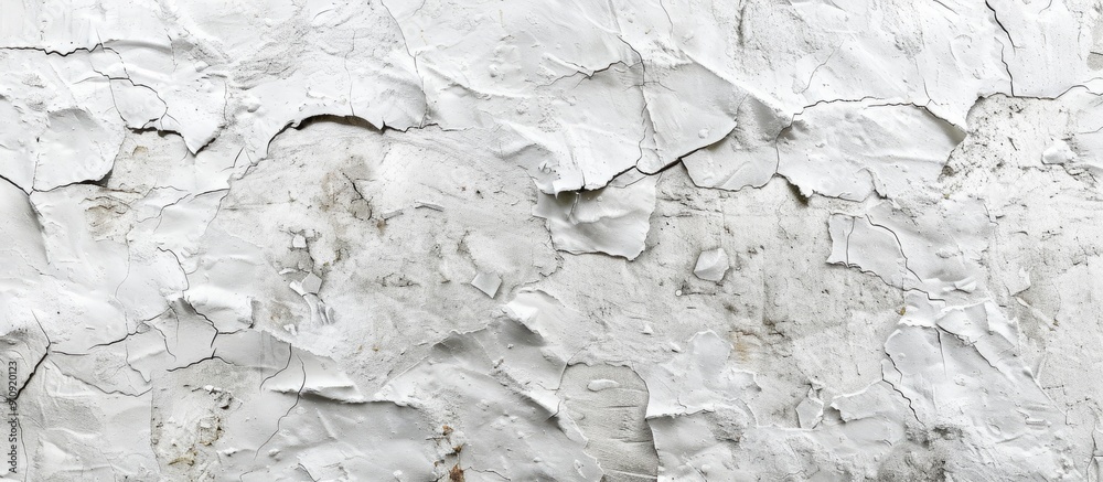 Aufkleber Retro pattern wall with a grungy white background resembling old natural cement or stone texture Ideal for a conceptual wall banner with a copy space image