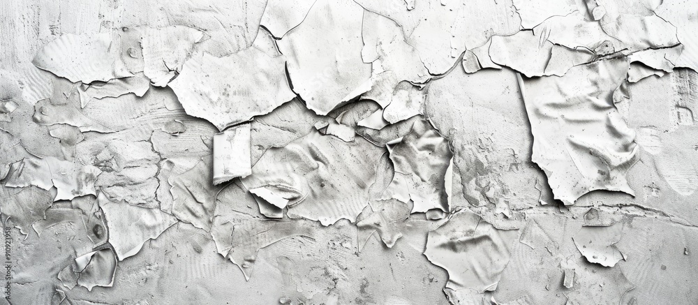 Poster retro style wall banner with a grungy white natural stone or cement texture as a background for copy