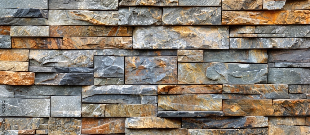 Aufkleber background texture of a stone brick wall with copy space image