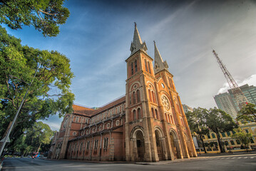 Saigon Notre Dame in the morning