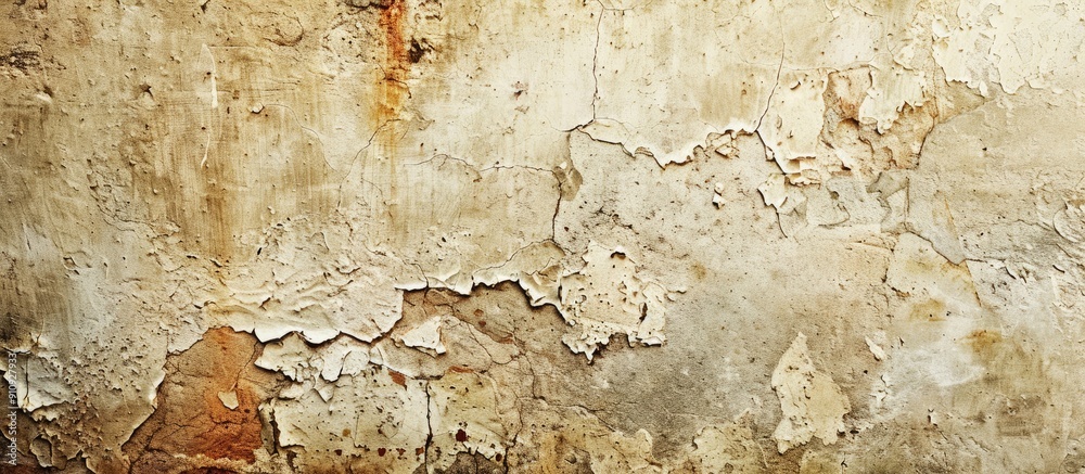 Aufkleber vintage stucco wall texture with an abstract grunge design offering a wide rough background suitable