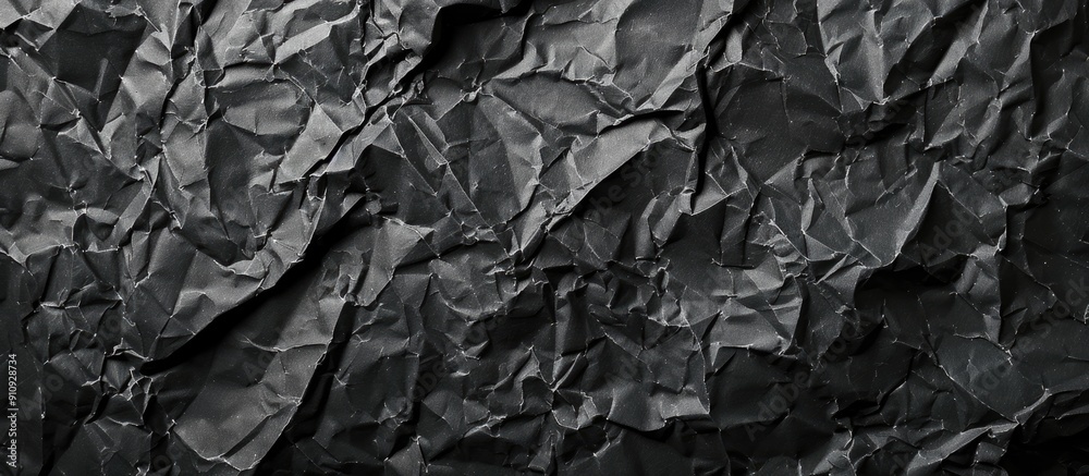 Leinwandbilder creative design templates against a backdrop of crumpled black paper for use with copy space images