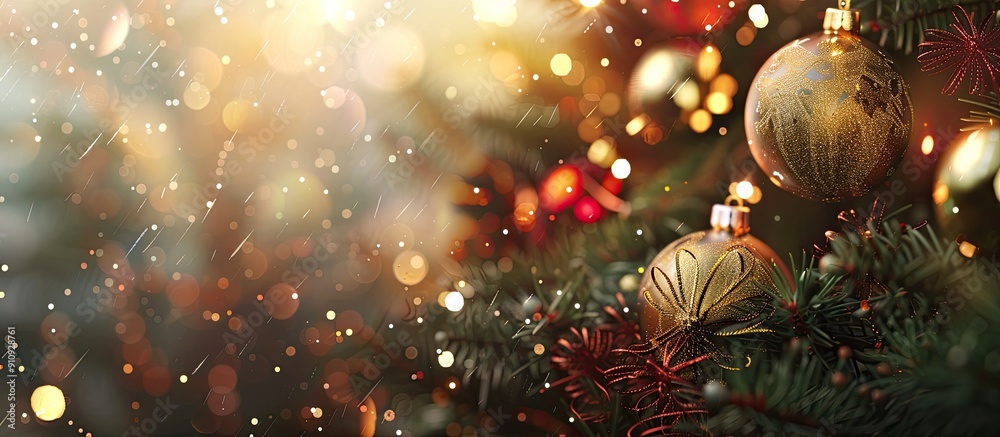 Aufkleber abstract holiday background with fireworks on new year s eve featuring a copy space image