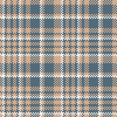Tartan Plaid Vector Seamless Pattern. Checker Pattern. Template for Design Ornament. Seamless Fabric Texture.