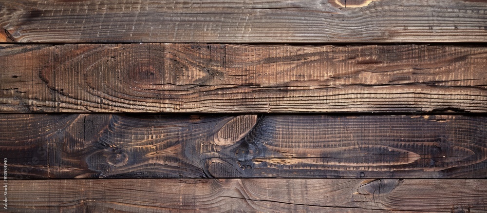 Aufkleber wood planks with a textured background for a copy space image