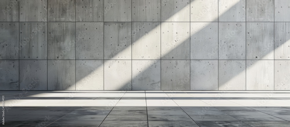 Aufkleber Background featuring a sleek concrete texture on a plastered wall suitable for use as a copy space image