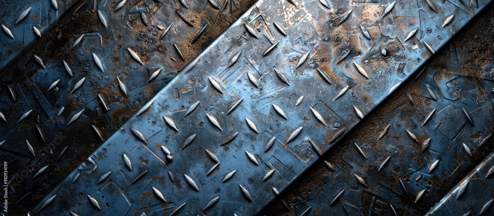 Poster Background with a textured metal surface perfect for showcasing a copy space image