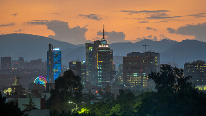 Ciudad de México al atardecer © Carlos