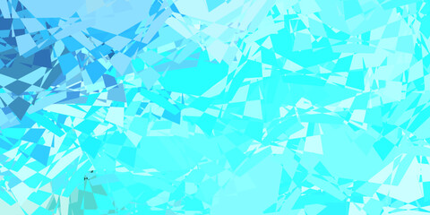 Light BLUE vector texture with random triangles.