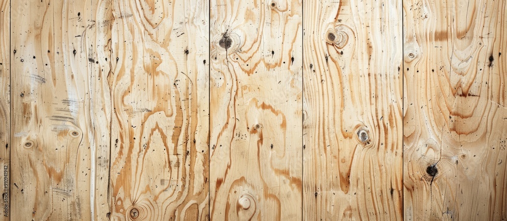 Aufkleber Background image showcasing the texture of plywood with plenty of space for accomodating text or graphics commonly known as a copy space image