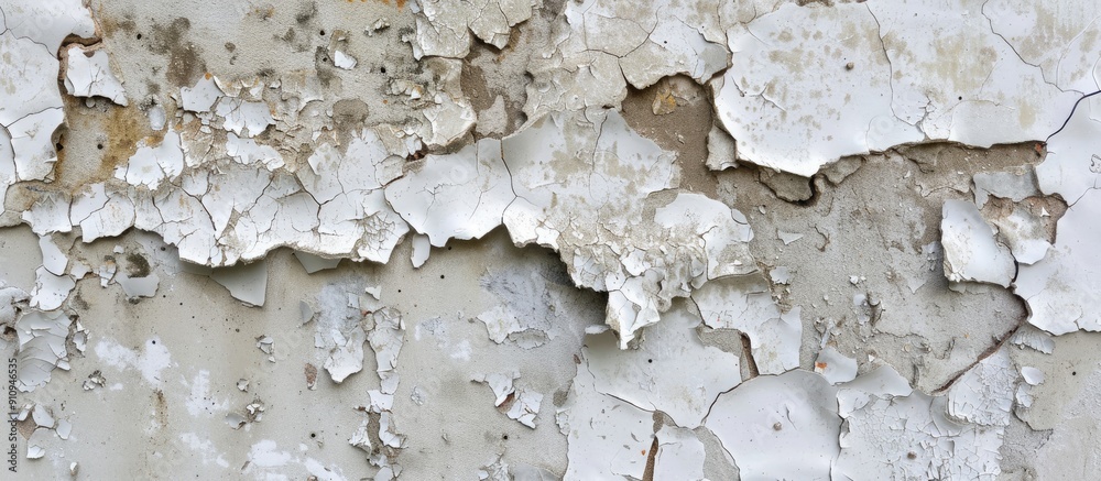 Aufkleber high resolution textures of concrete walls with cracked and peeling paint featuring a copy space ima