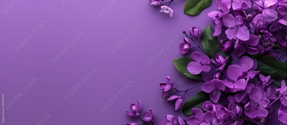 Aufkleber Purple template for text or images ideal for collages with empty copy space image