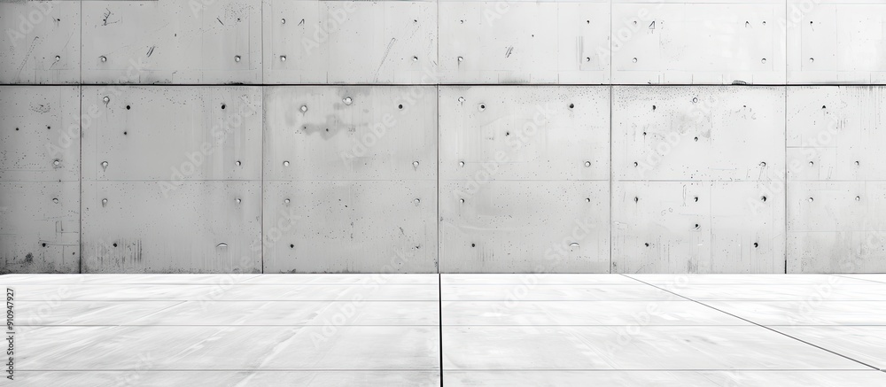 Aufkleber empty copy space image featuring a simple background wall with a vivid white concrete texture patter