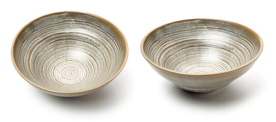 bowl of china on white background