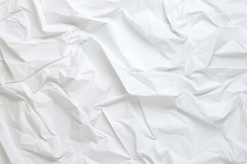Obraz premium Processed collage of crumpled white paper sheet texture. Background for banner, backdrop or texture