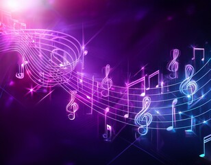 abstract music background