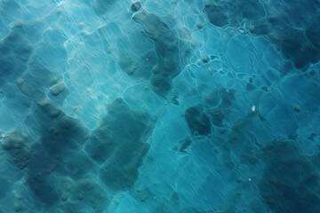 Fototapeta premium Processed collage of blue calm water surface texture. Background for banner, backdrop or texture