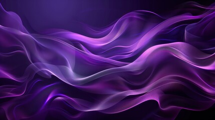 Obraz premium Purple Abstract Wave Wallpaper