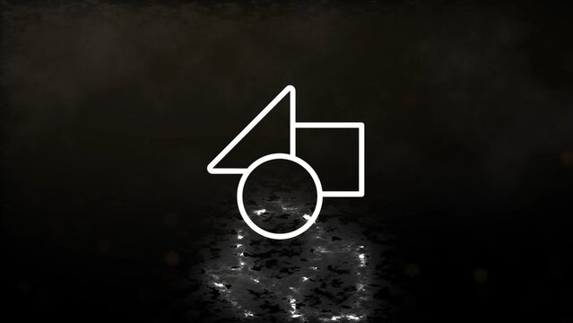Lightning reflection on Water Logo Reveal