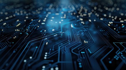 Obraz premium Abstract Circuit Board - Digital Technology