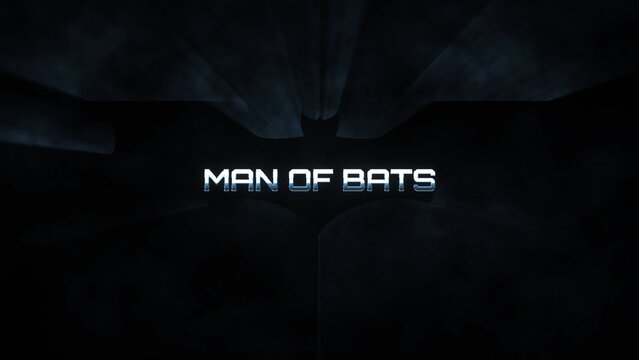 Man of Bats Superhero Epic Title Intro