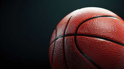 A Basketball Against A Black Background, Creating A Dramatic Effect, Wallpaper Pictures, Background Hd
