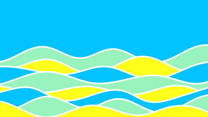 Yellow Blue abstract background. Modern design template for web cover