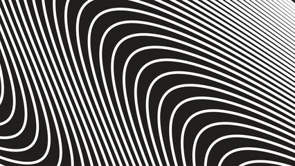 Black and white stripes abstract background vector image