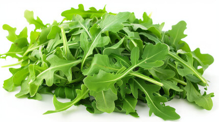Obraz premium Arugula on a white background