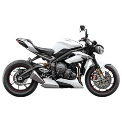 Fototapeta premium white road motorcycle Mockup png