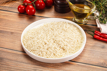 Indian cuisine - raw basmati rice