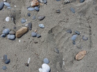 Pebbles on the beach
