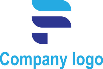 Fototapeta premium F finance company logo design vector 