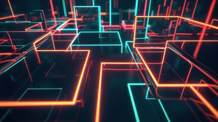 Obraz premium Abstract Neon Lights