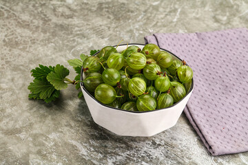 Ripe sweeet and juicy gooseberry