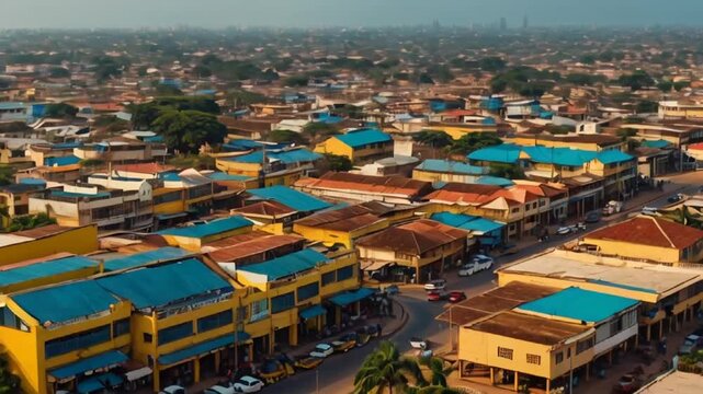 Accra Capital City of Ghana Africa