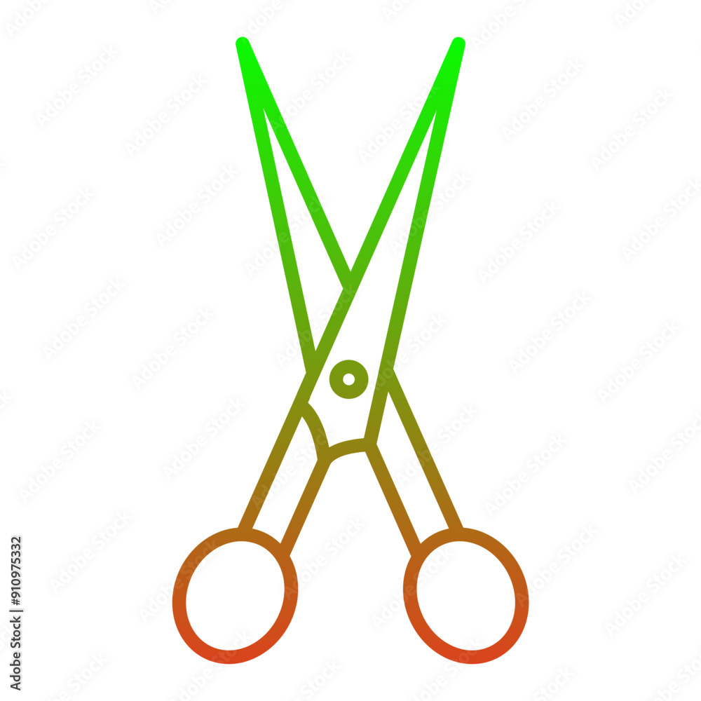 Wall mural Scissors Icon