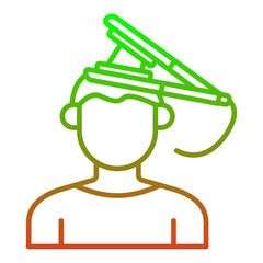 Hair straightener Icon