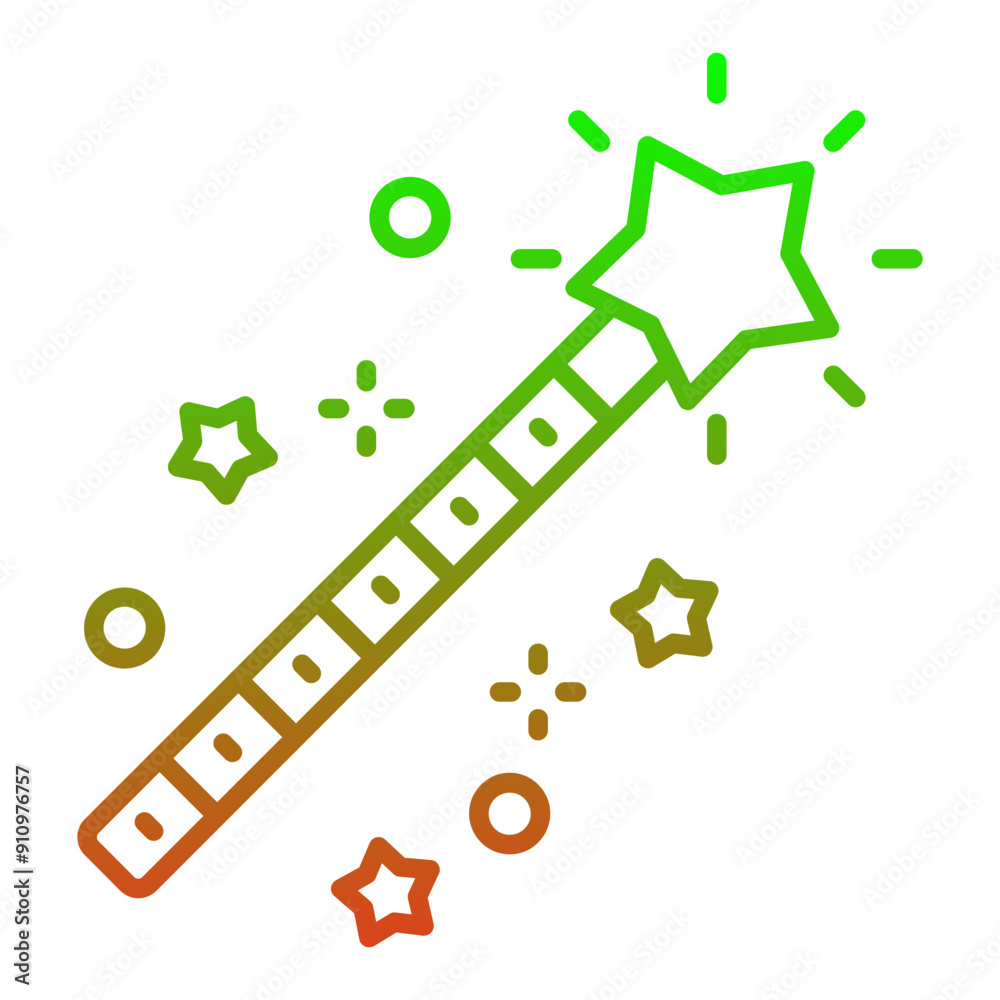 Poster Magic wand Icon