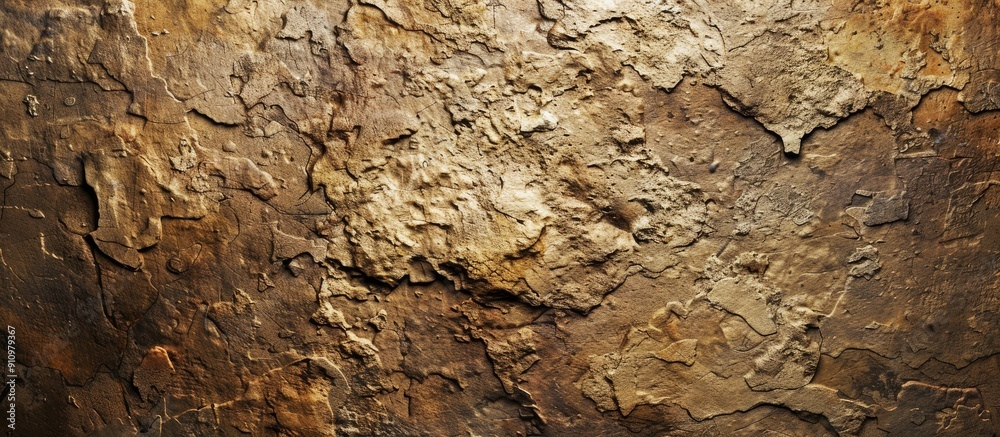 Aufkleber Textured limestone surface with a warm hue ideal for a variety of design projects with copy space image available