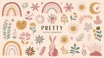 Whimsical Nature Graphics