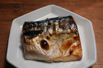 鯖の塩焼き 焼き魚 干物 日本食 文化干し 鯖 サバ