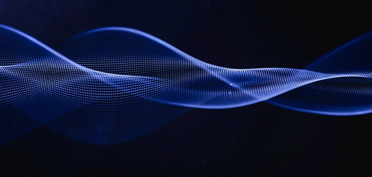 Classy blue wave textures with black space Background 4k adobe after effect photo illustration. Premium design for modern background.