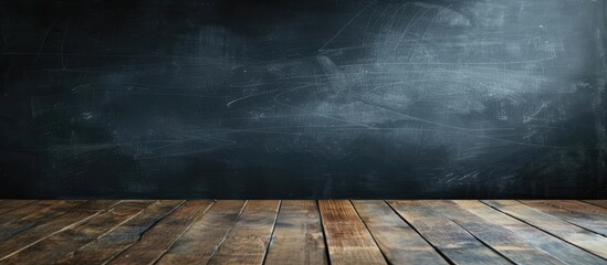 A blackboard with space for writing or drawing blurred to add creativity and focus on the copy space image
