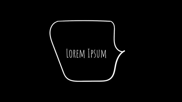 Hand Drawn Bubble 03