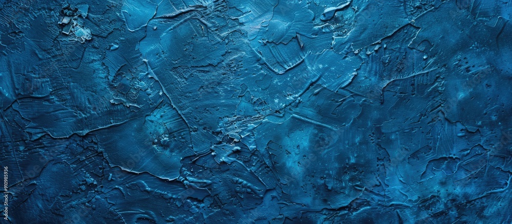 Poster Texture of a blue background with copy space image