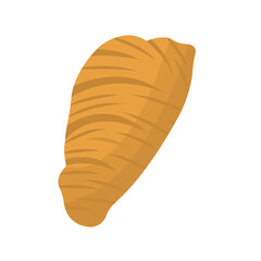 Flat Simple Illustration Of Bread