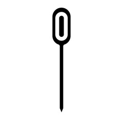 sewing needle glyph 